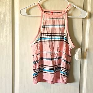 Striped Union Bay shirt, pink and blue size Medium